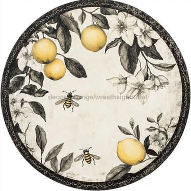 Lemon Sign, Everyday Sign, DCO-13022, Sign For Wreath, 10